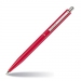 Ручка Point красная, пластик + металлические элементы.