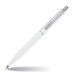 Ручка Point белая, пластик + металлические элементы.