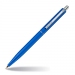 Ручка Point синяя, пластик + металлические элементы.