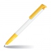 Ручка Soft с эластичным наконечником. Цвет: белый/желтый.