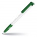 Ручка Soft с эластичным наконечником. Цвет: белый/зеленый.