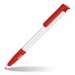 Ручка Soft с эластичным наконечником. Цвет: белый/красный.