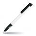 Ручка Soft с эластичным наконечником. Цвет: белый/черный.