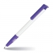 Ручка Soft с эластичным наконечником. Цвет: белый/фиолетовый.