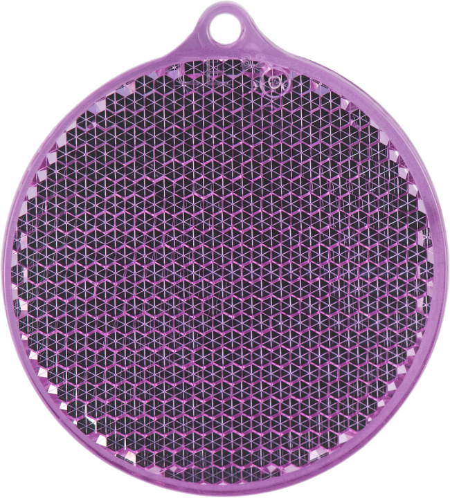 КРУГ фиолетовый - световозвращающая подвеска