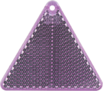 Треугольник фиолетовый - световозвращающая подвеска